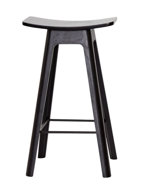 Andersen Barhocker HC1 schwarz 67cm, Holzsitz